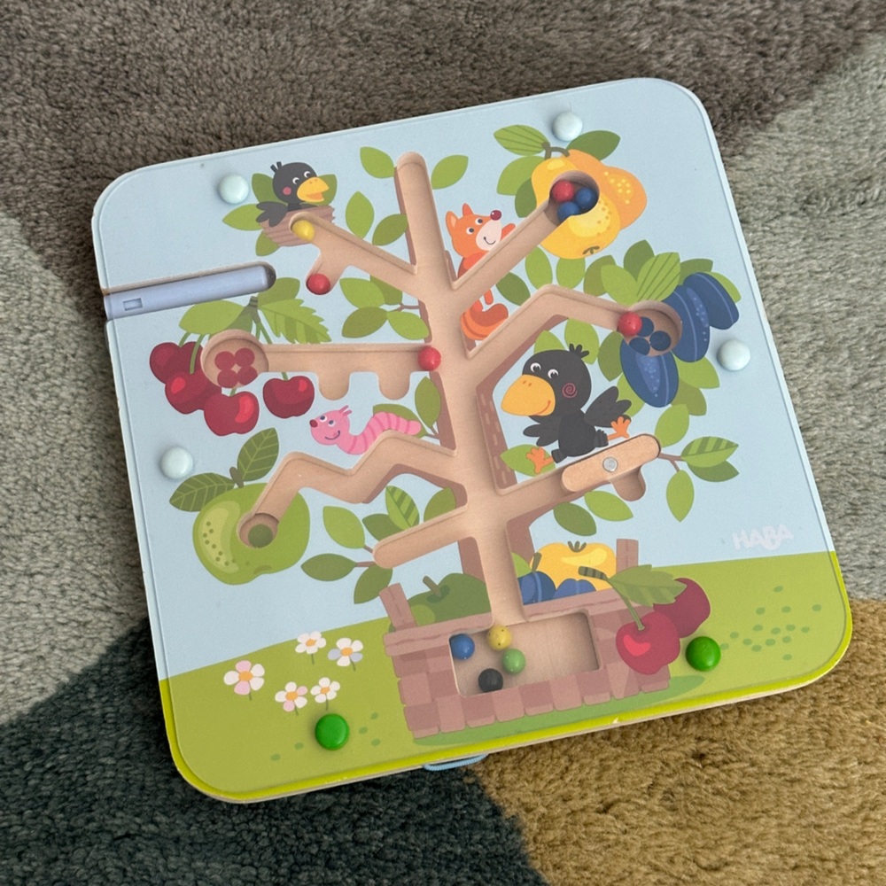 Magnetic Colorful Wooden Maze Toy by Haba